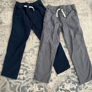 Cat & Jack Navy and Gray Pull on Pants for Boys